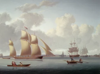 Dutch and other vessels off Greenwich